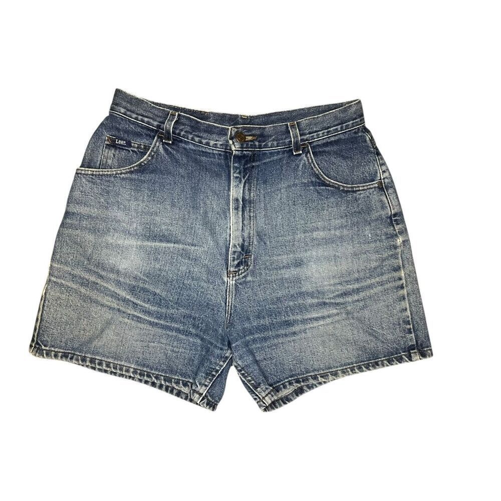 Vintage Lee Jeans Women’s 12 Denim Mom Shorts High Waisted 90s